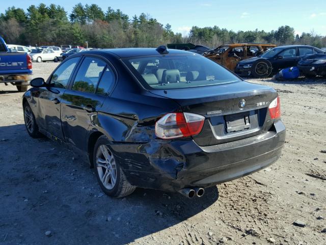 WBAVC73508KX92161 - 2008 BMW 328 XI SUL BLACK photo 3