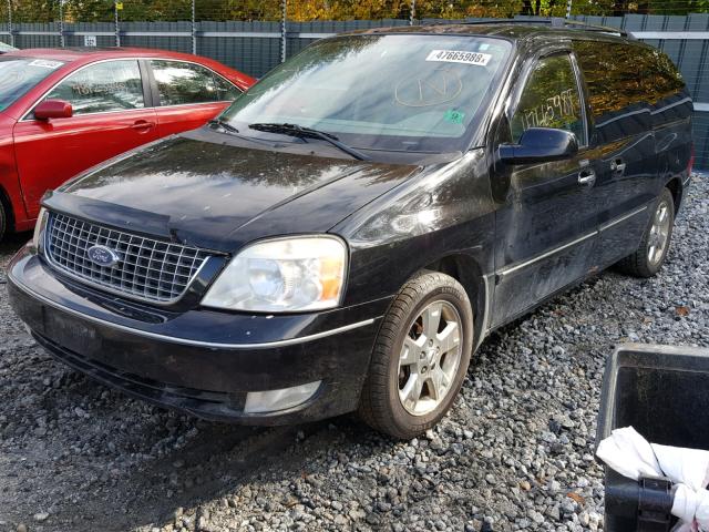 2FMDA58236BA60200 - 2006 FORD FREESTAR L BLACK photo 2