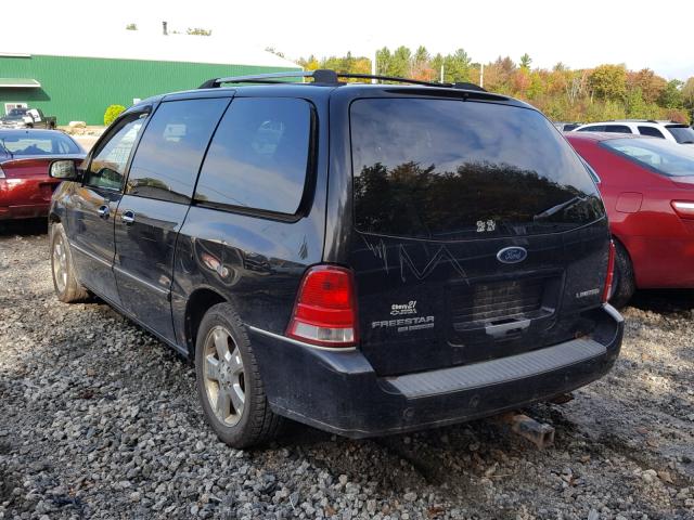 2FMDA58236BA60200 - 2006 FORD FREESTAR L BLACK photo 3