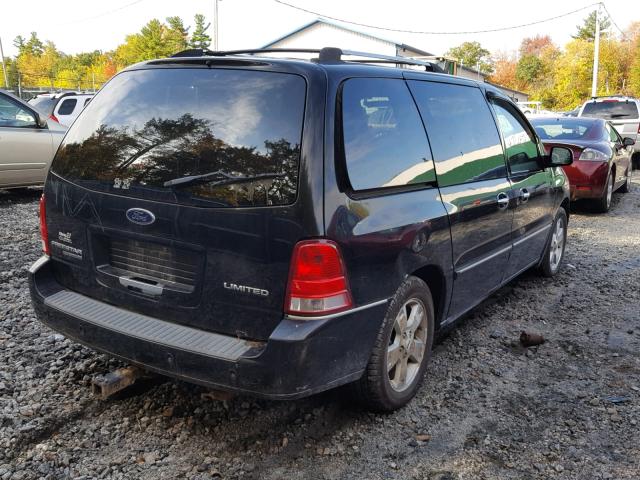 2FMDA58236BA60200 - 2006 FORD FREESTAR L BLACK photo 4