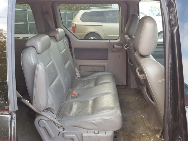 2FMDA58236BA60200 - 2006 FORD FREESTAR L BLACK photo 6