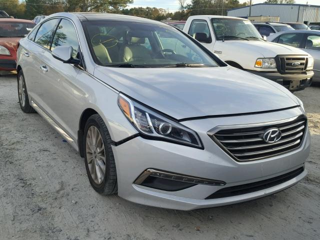 5NPE34AF5FH222004 - 2015 HYUNDAI SONATA SPO SILVER photo 1