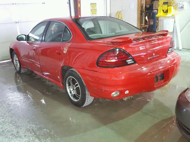 1G2NF52E64M688213 - 2004 PONTIAC GRAND AM S 红色 照片 3