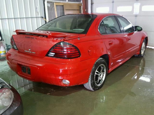 1G2NF52E64M688213 - 2004 PONTIAC GRAND AM S 红色 照片 4