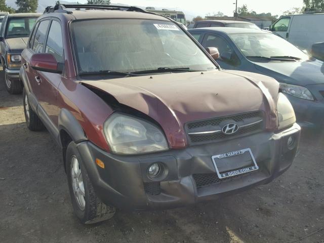 KM8JN12D05U179826 - 2005 HYUNDAI TUCSON GLS BURGUNDY photo 1