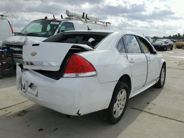 2G1WG5EK0B1314163 - 2011 CHEVROLET IMPALA LT WHITE photo 4