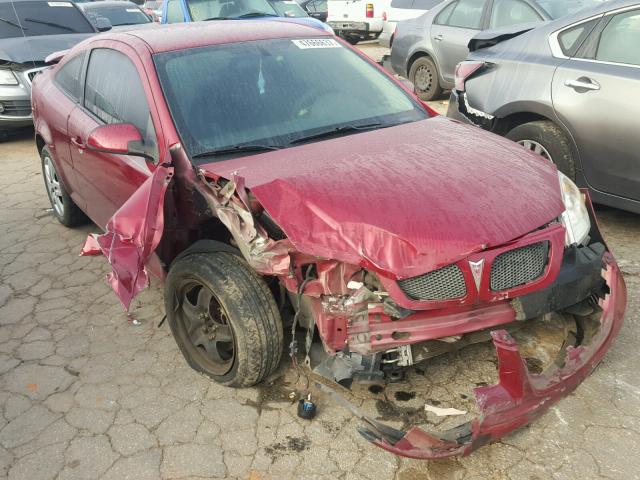 1G2AL15F877225657 - 2007 PONTIAC G5 RED photo 1