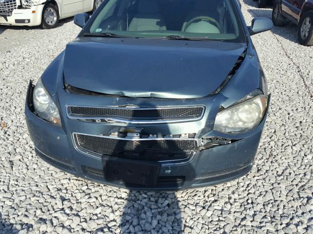 1G1ZH57B794232162 - 2009 CHEVROLET MALIBU 1LT BLUE photo 9