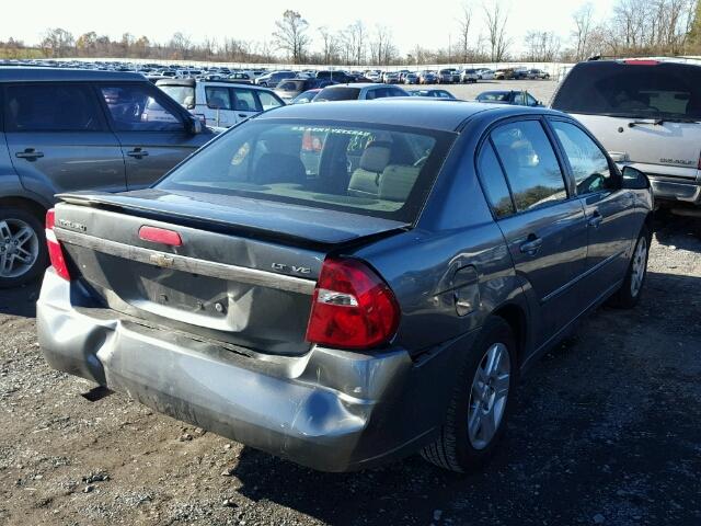 1G1ZT51836F145175 - 2006 CHEVROLET MALIBU LT CHARCOAL photo 4