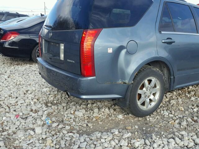 1GYEE637X60213141 - 2006 CADILLAC SRX BLUE photo 9