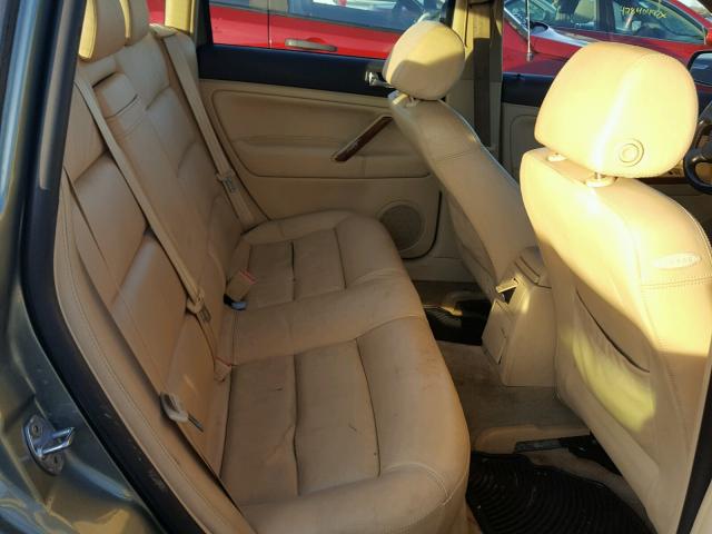 WVWTH63B81P201207 - 2001 VOLKSWAGEN PASSAT GLX 绿色 照片 6
