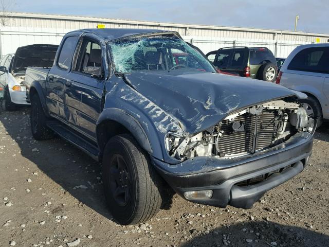 5TEHN72N91Z877013 - 2001 TOYOTA TACOMA DOU BLUE photo 1