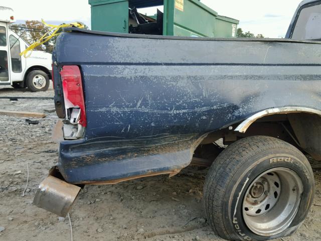 1FTCF15N9HNA53512 - 1987 FORD F150 BLUE photo 9