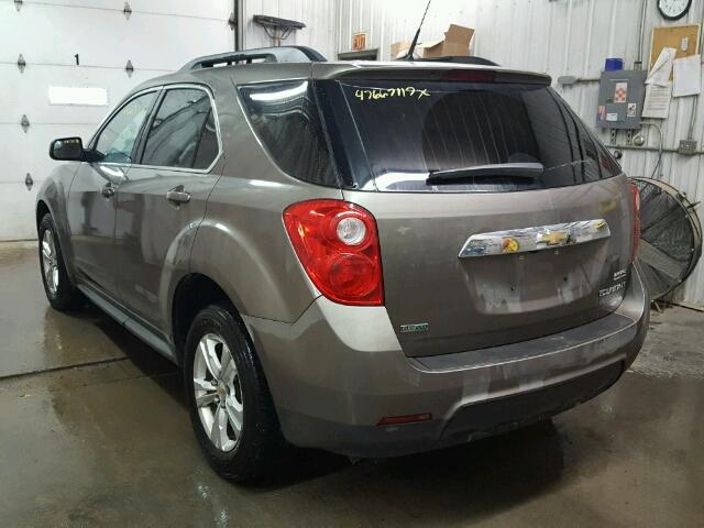 2GNALDEK7C6273467 - 2012 CHEVROLET EQUINOX LT GRAY photo 3