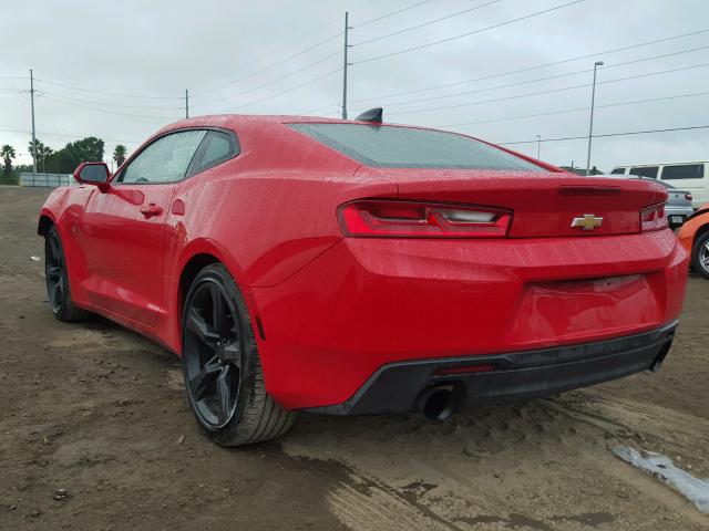 1G1FB1RX1H0145692 - 2017 CHEVROLET CAMARO LT RED photo 3