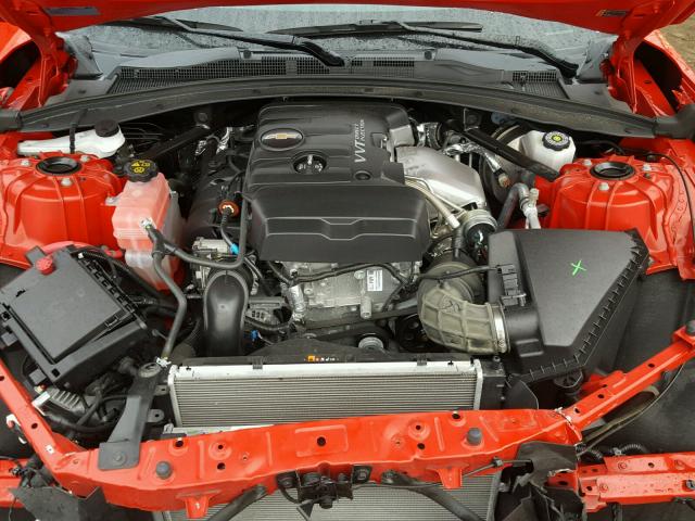 1G1FB1RX1H0145692 - 2017 CHEVROLET CAMARO LT RED photo 7