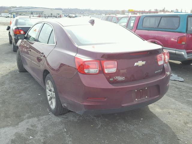 1G11C5SL1FF200190 - 2015 CHEVROLET MALIBU 1LT MAROON photo 3