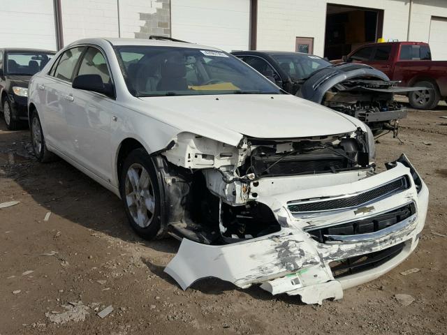 1G1ZG57B084227936 - 2008 CHEVROLET MALIBU LS თეთრი ფოტო 1