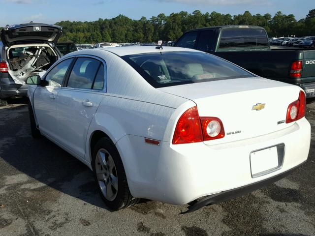 1G1ZA5E00AF151339 - 2010 CHEVROLET MALIBU LS 白色 照片 3