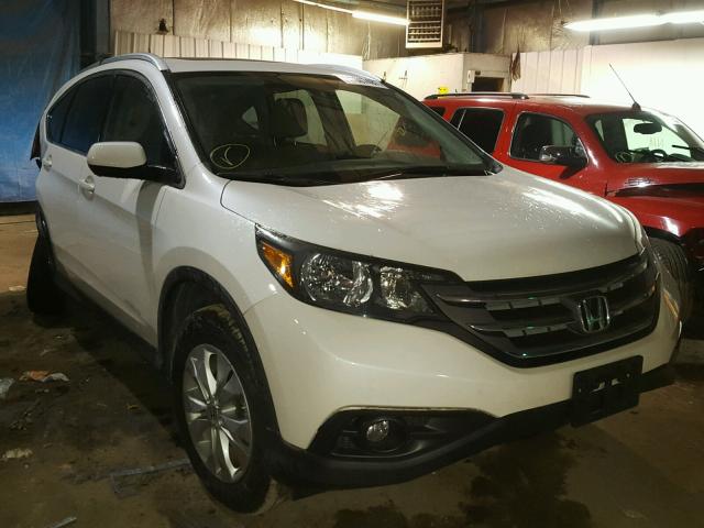 5J6RM4H73CL006733 - 2012 HONDA CR-V EXL WHITE photo 1