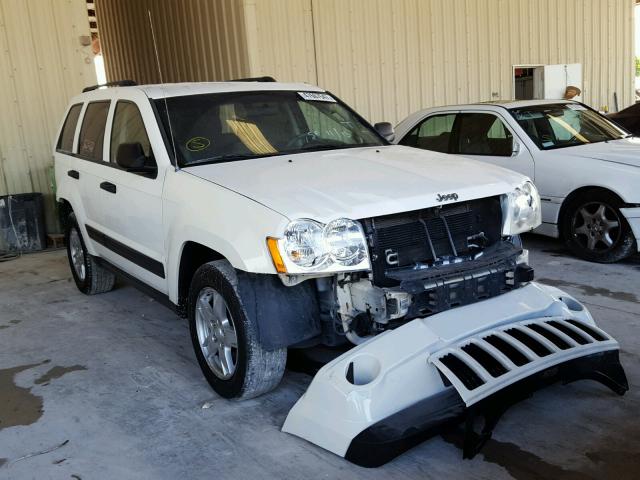 1J4GS48K96C151362 - 2006 JEEP GRAND CHER WHITE photo 1