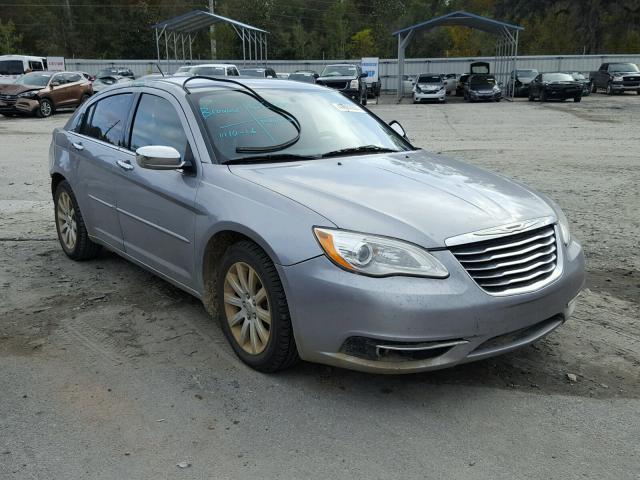 1C3CCBCG7DN559177 - 2013 CHRYSLER 200 LIMITE SILVER photo 1