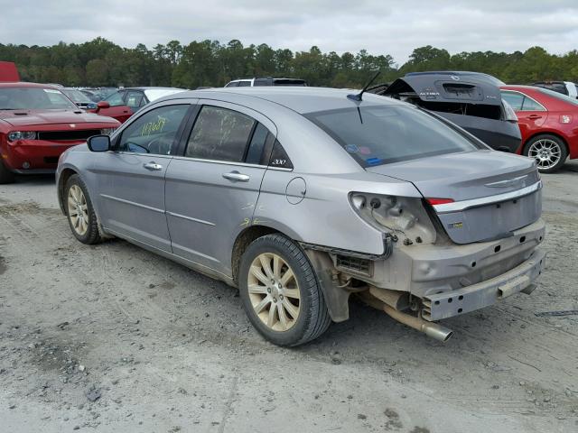 1C3CCBCG7DN559177 - 2013 CHRYSLER 200 LIMITE SILVER photo 3