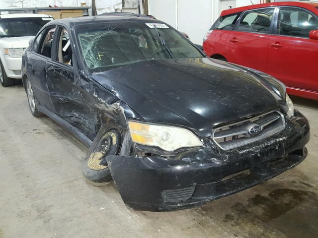 4S3BL626467220181 - 2006 SUBARU LEGACY 2.5 BLACK photo 1