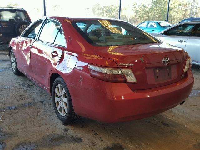 4T1BB46K38U048403 - 2008 TOYOTA CAMRY HYBR RED photo 3