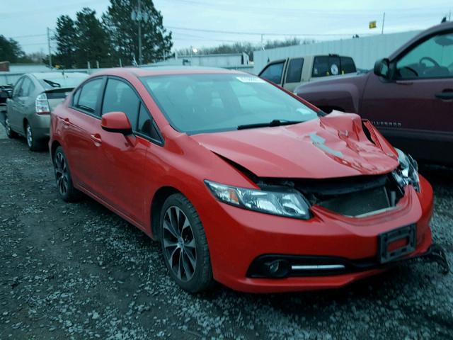 2HGFB6E56DH700538 - 2013 HONDA CIVIC SI RED photo 1