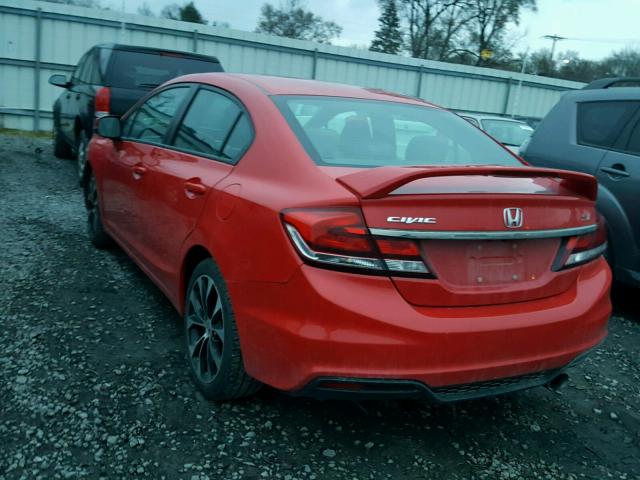 2HGFB6E56DH700538 - 2013 HONDA CIVIC SI RED photo 3