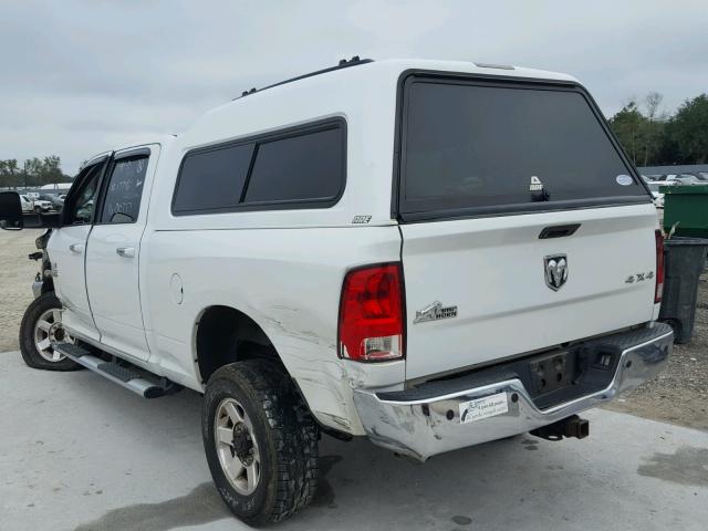 3C6UR5DL2DG594317 - 2013 RAM 2500 SLT WHITE photo 3