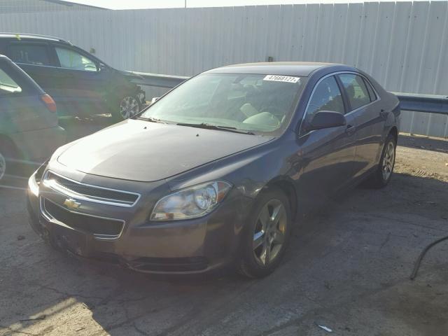 1G1ZA5E06A4101931 - 2010 CHEVROLET MALIBU LS GRAY photo 2