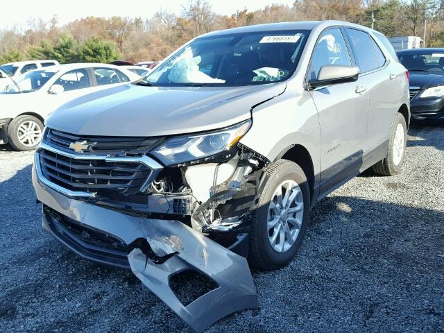 3GNAXSEV8JL113027 - 2018 CHEVROLET EQUINOX LT GRAY photo 2