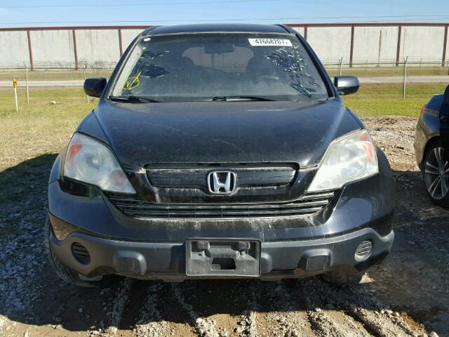 3CZRE38319G708382 - 2009 HONDA CR-V LX BLACK photo 9