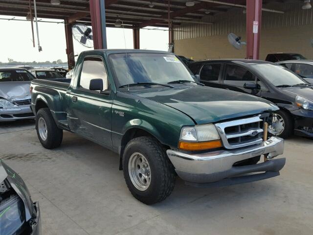 1FTYR10C1XPA78071 - 1999 FORD RANGER GREEN photo 1