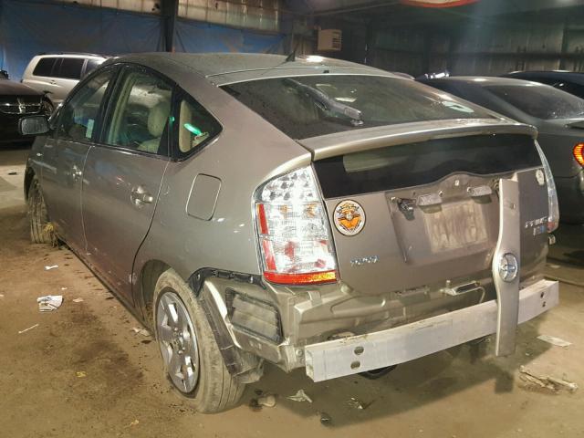 JTDKB20U677668193 - 2007 TOYOTA PRIUS GOLD photo 3