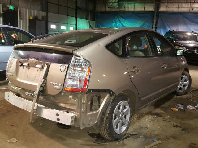 JTDKB20U677668193 - 2007 TOYOTA PRIUS GOLD photo 4