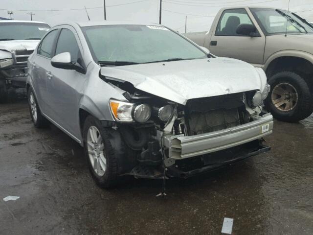 1G1JC5SH6C4137106 - 2012 CHEVROLET SONIC LT SILVER photo 1