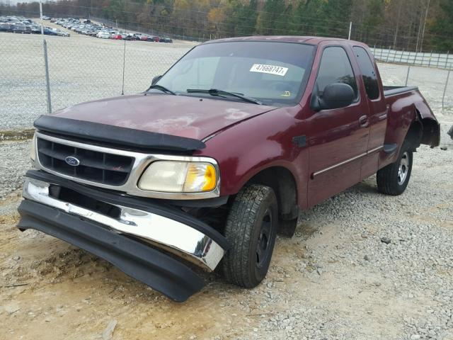 1FTZX0764WKB88578 - 1998 FORD F150 BURGUNDY photo 2