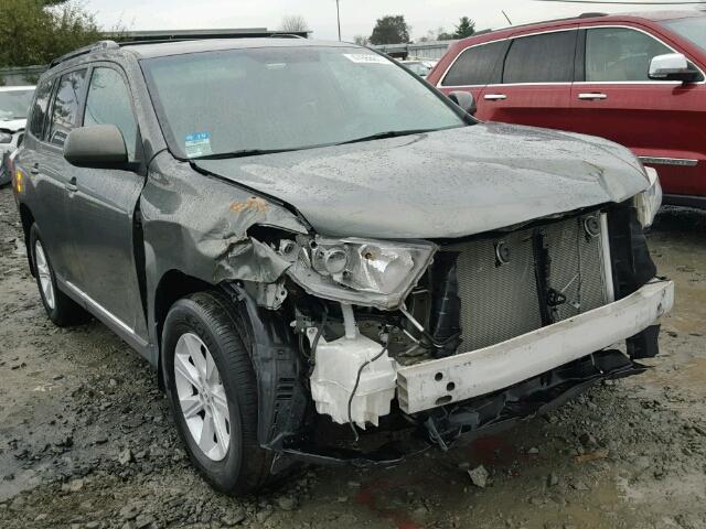 5TDBK3EHXDS186779 - 2013 TOYOTA HIGHLANDER GREEN photo 1