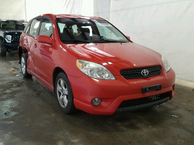 2T1KR32E98C700318 - 2008 TOYOTA COROLLA MA RED photo 1