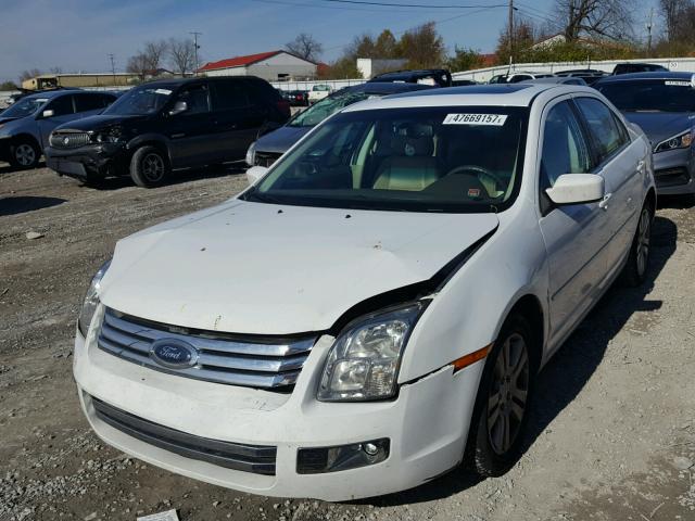 3FAHP08107R148161 - 2007 FORD FUSION SEL WHITE photo 2