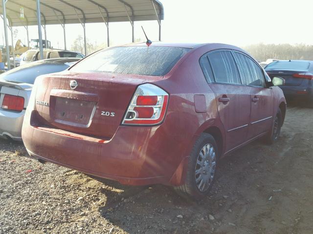 3N1AB61EX7L681036 - 2007 NISSAN SENTRA 2.0 MAROON photo 4