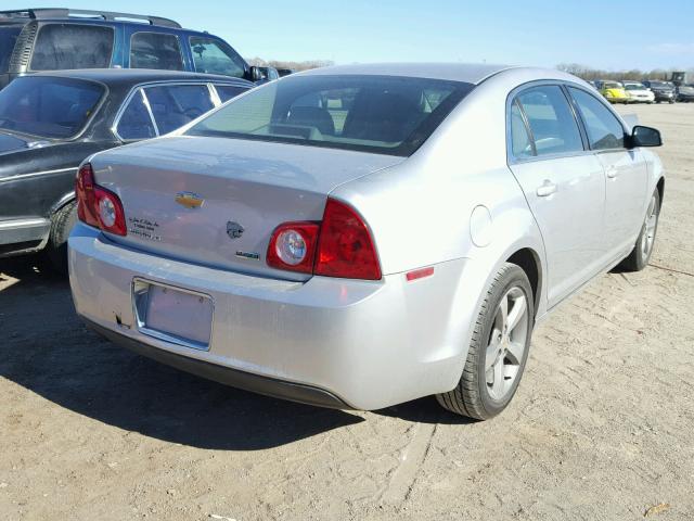 1G1ZC5EUXBF130139 - 2011 CHEVROLET MALIBU 1LT SILVER photo 4