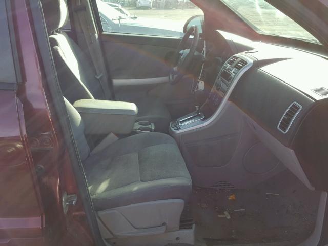 2CNDL63F476239236 - 2007 CHEVROLET EQUINOX LT BURGUNDY photo 5