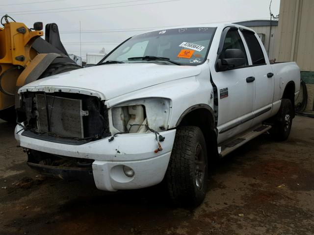 3D7KS28L99G527689 - 2009 DODGE RAM 2500 WHITE photo 2