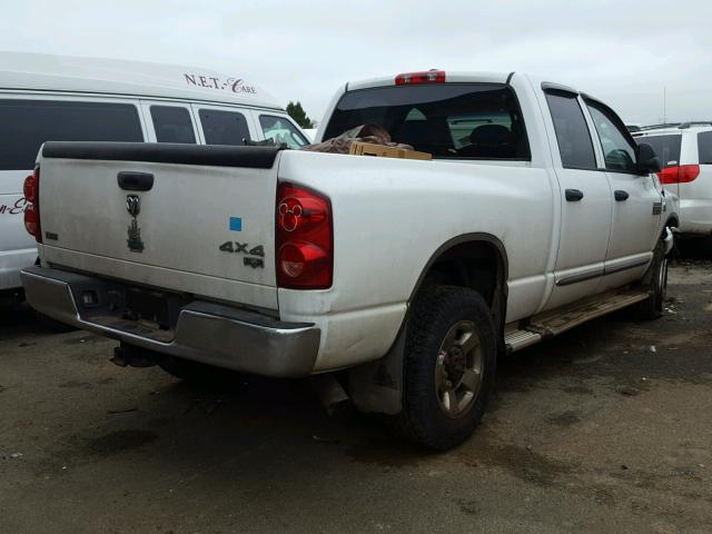 3D7KS28L99G527689 - 2009 DODGE RAM 2500 WHITE photo 4