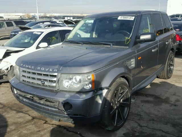 SALSH234X8A159294 - 2008 LAND ROVER RANGE ROVE GRAY photo 2