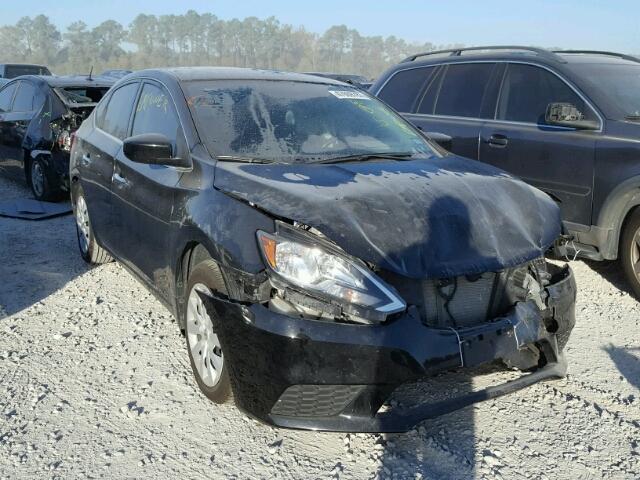 3N1AB7AP6GL683728 - 2016 NISSAN SENTRA S BLACK photo 1